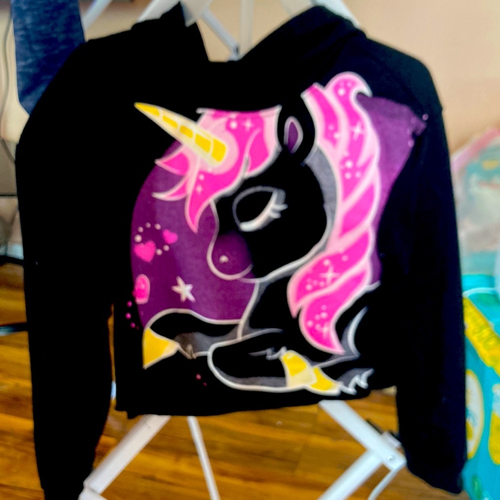Crop light weight hoodie
